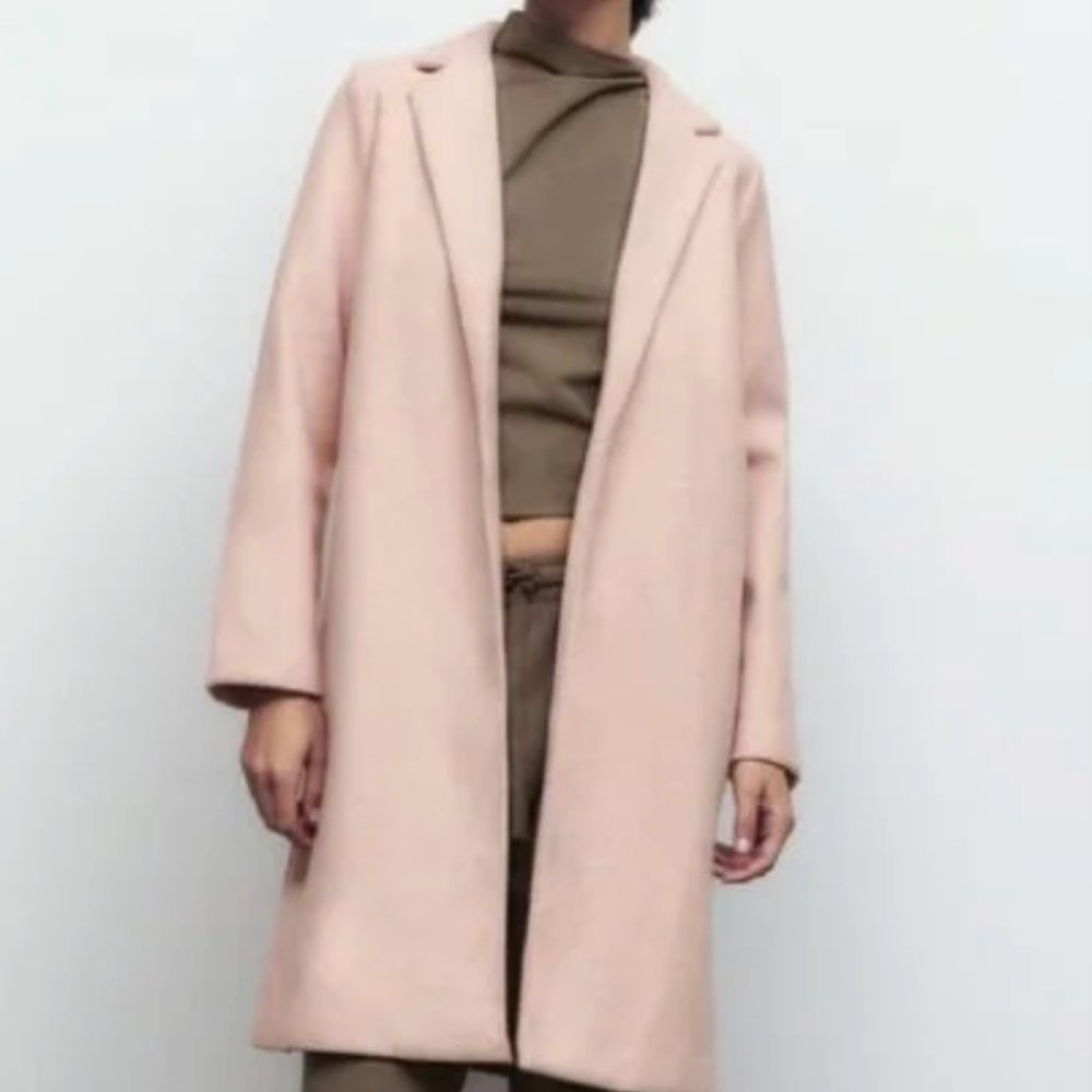 Zara pink coat - NWT, medium